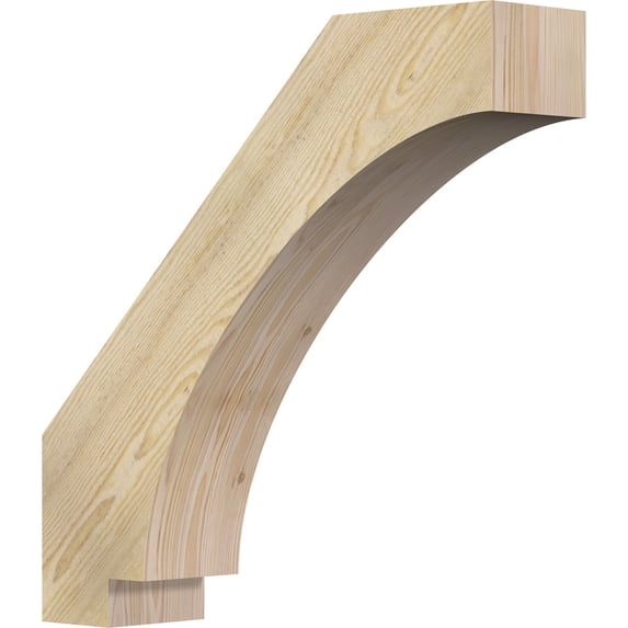6"W x 26"D x 26"H Imperial Rough Sawn Knee Brace, Douglas Fir
