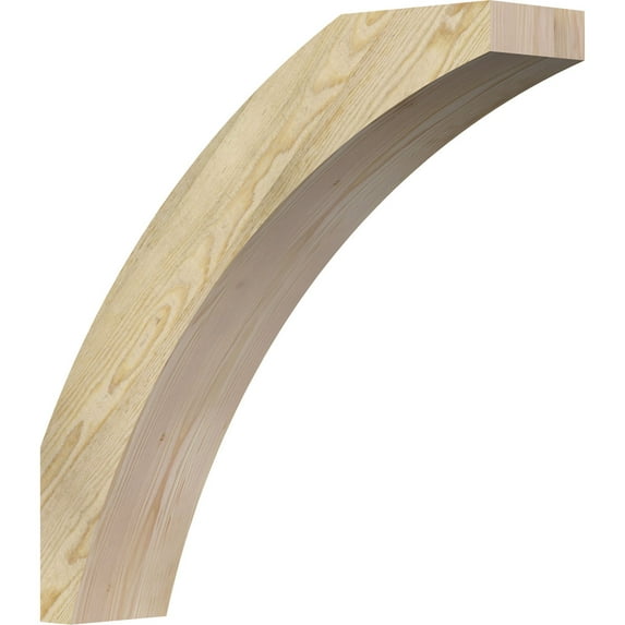 6"W x 26"D x 26"H Thorton Rough Sawn Knee Brace, Douglas Fir