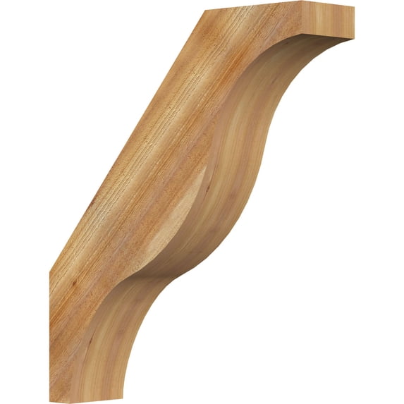 6"W x 26"D x 30"H Funston Rough Sawn Knee Brace, Western Red Cedar