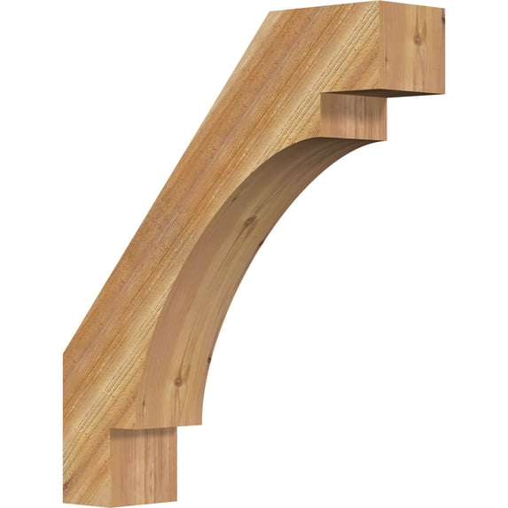 6"W x 26"D x 30"H Merced Rough Sawn Knee Brace, Western Red Cedar