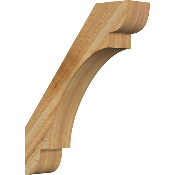 6"W x 26"D x 32"H Olympic Rough Sawn Knee Brace, Western Red Cedar