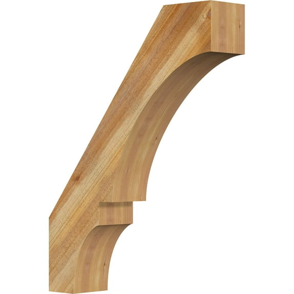 6"W x 26"D x 34"H Balboa Rough Sawn Knee Brace, Western Red Cedar