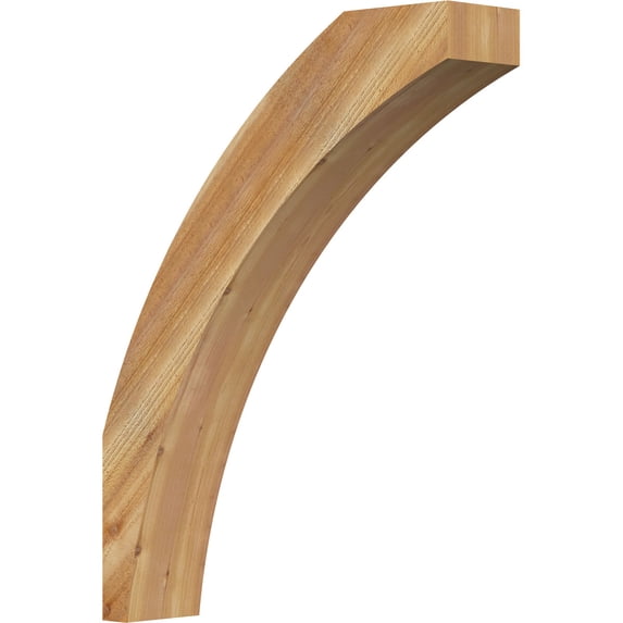 6"W x 26"D x 34"H Thorton Rough Sawn Knee Brace, Western Red Cedar