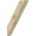 thumbnail image 1 of 6"W x 26"D x 38"H Traditional Rough Sawn Knee Brace, Douglas Fir, 1 of 4