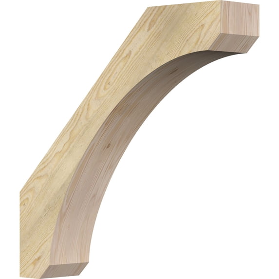 6"W x 28"D x 28"H Legacy Rough Sawn Knee Brace, Douglas Fir