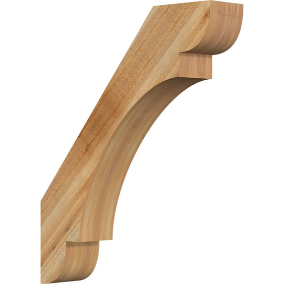 6"W x 28"D x 34"H Olympic Rough Sawn Knee Brace, Western Red Cedar