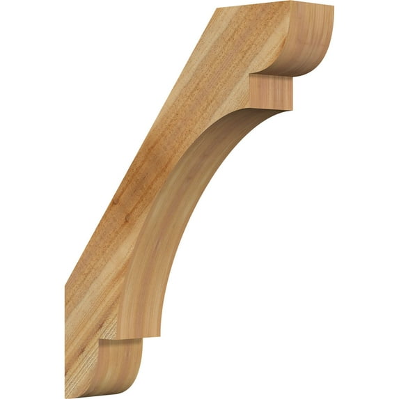 6"W x 28"D x 36"H Olympic Rough Sawn Knee Brace, Western Red Cedar