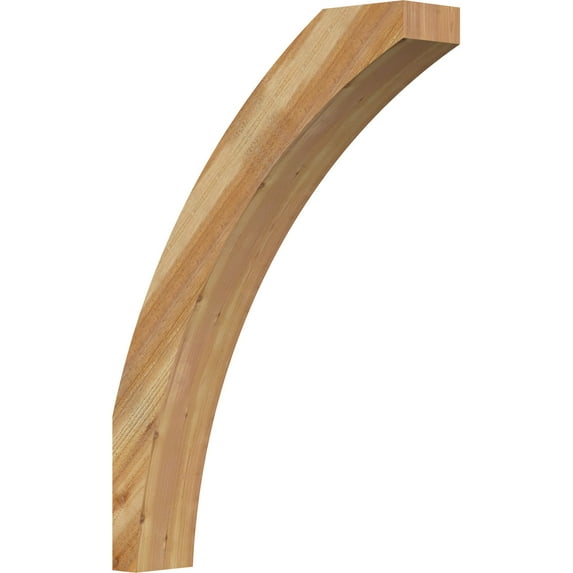 6"W x 28"D x 40"H Thorton Rough Sawn Knee Brace, Western Red Cedar