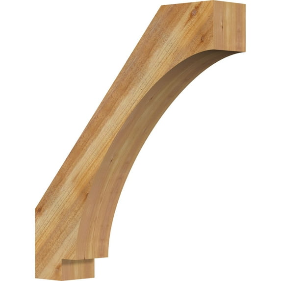6"W x 30"D x 34"H Imperial Rough Sawn Knee Brace, Western Red Cedar