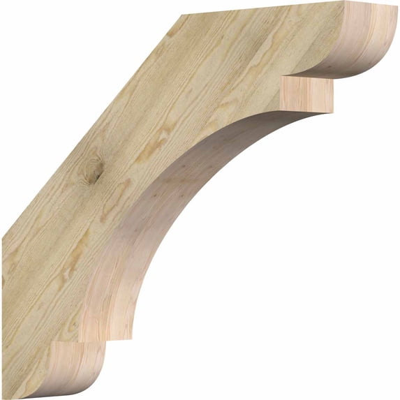 6"W x 30"D x 36"H Olympic Rough Sawn Brace, Douglas Fir