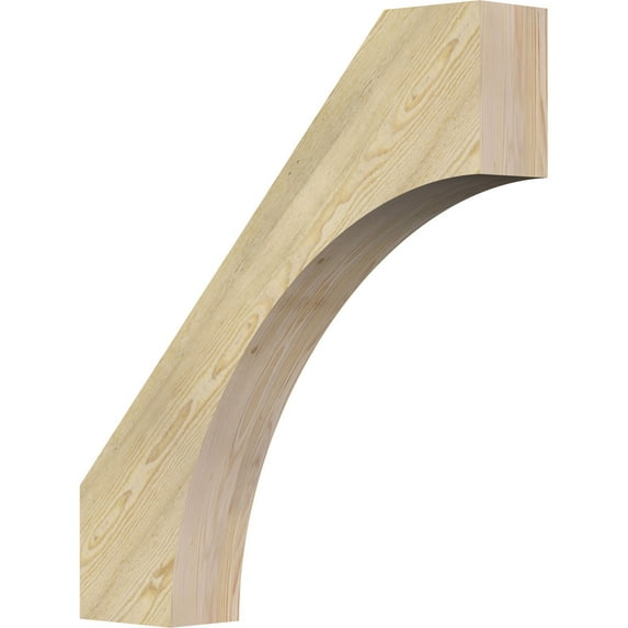 6"W x 32"D x 36"H Westlake Rough Sawn Knee Brace, Douglas Fir