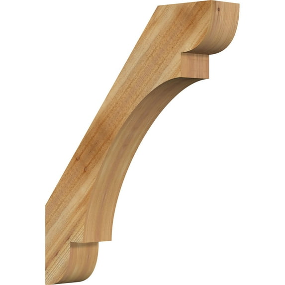 6"W x 32"D x 40"H Olympic Rough Sawn Knee Brace, Western Red Cedar
