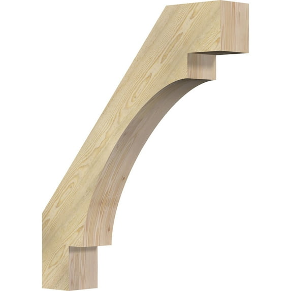 6"W x 34"D x 40"H Merced Rough Sawn Knee Brace, Douglas Fir