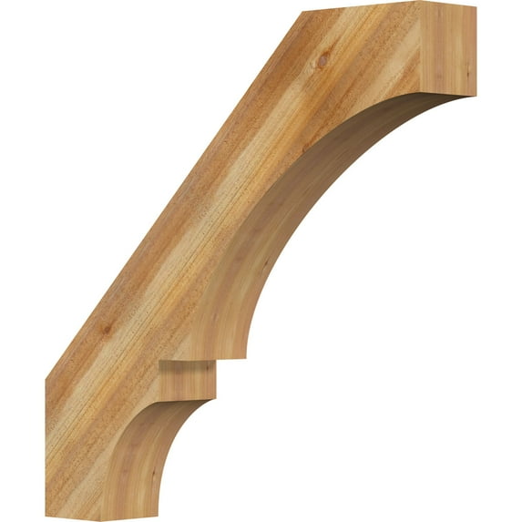 6"W x 36"D x 36"H Balboa Rough Sawn Brace, Western Red Cedar