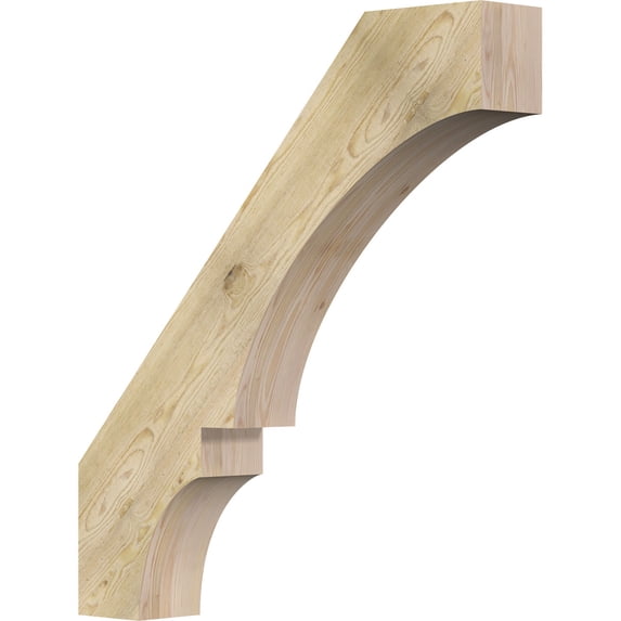 6"W x 36"D x 40"H Balboa Rough Sawn Knee Brace, Douglas Fir
