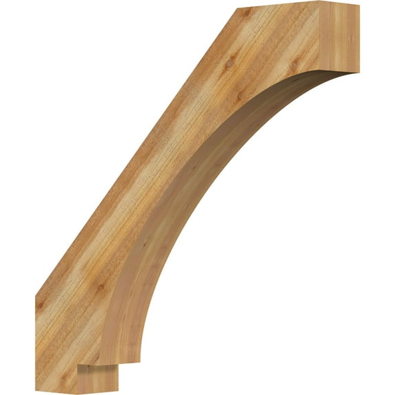 6"W x 38"D x 38"H Imperial Rough Sawn Knee Brace, Western Red Cedar