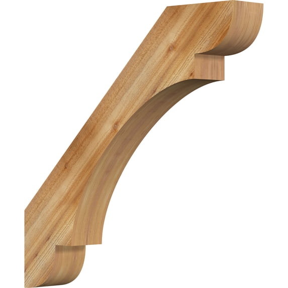 6"W x 38"D x 38"H Olympic Rough Sawn Knee Brace, Western Red Cedar