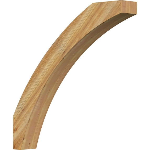 6"W x 38"D x 38"H Thorton Rough Sawn Knee Brace, Western Red Cedar