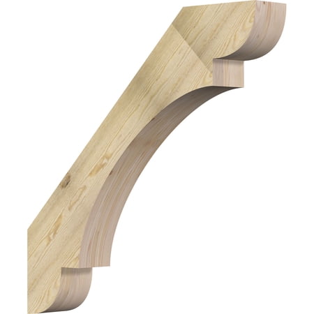 6"W x 40"D x 40"H Olympic Rough Sawn Knee Brace, Douglas Fir