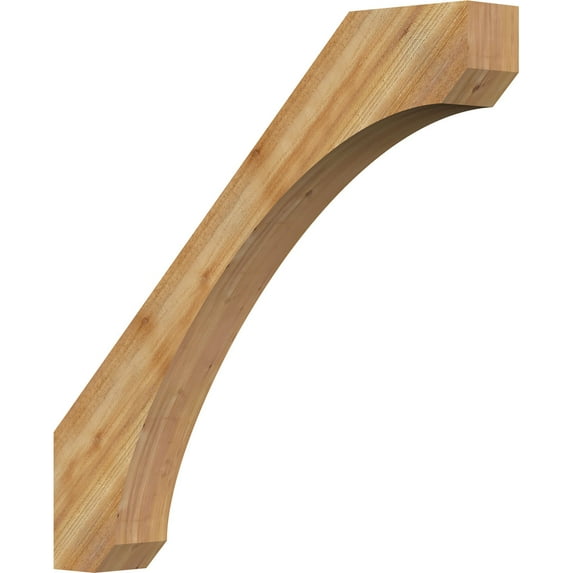 6"W x 44"D x 44"H Legacy Rough Sawn Knee Brace, Western Red Cedar