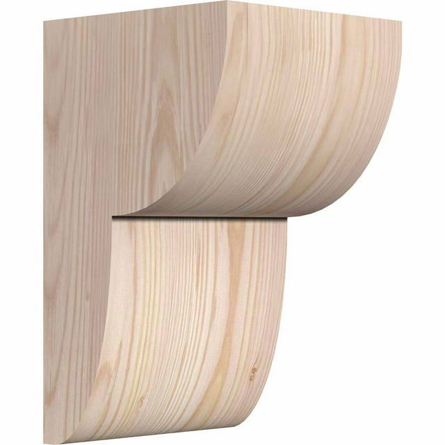 6"W x 6"D x 10"H Crestline Rough Sawn Corbel, Douglas Fir