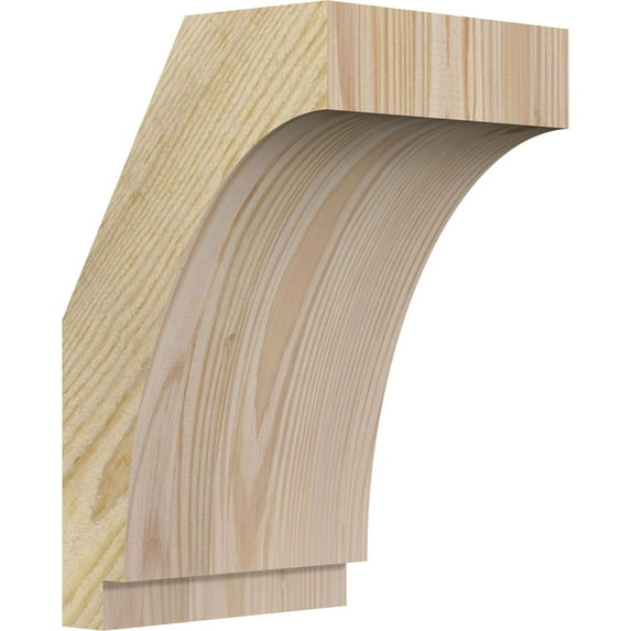 6"W x 6"D x 10"H Imperial Rough Sawn Knee Brace, Douglas Fir