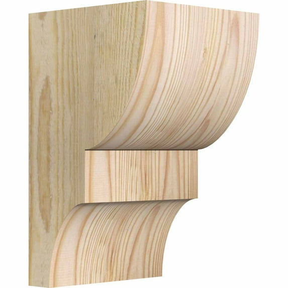 6"W x 6"D x 10"H Ridgewood Rough Sawn Corbel, Douglas Fir