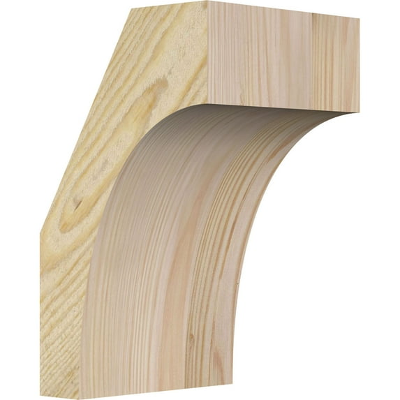 6"W x 6"D x 10"H Westlake Rough Sawn Knee Brace, Douglas Fir