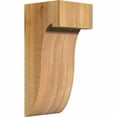 thumbnail image 1 of 6"W x 6"D x 14"H Del Monte Rough Sawn Corbel, Western Red Cedar, 1 of 9