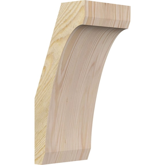 6"W x 6"D x 14"H Legacy Rough Sawn Knee Brace, Douglas Fir