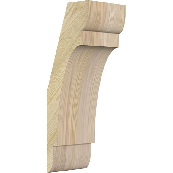 6"W x 6"D x 18"H Olympic Rough Sawn Knee Brace, Douglas Fir