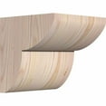 thumbnail image 1 of 6"W x 6"D x 6"H Crestline Rough Sawn Corbel, Douglas Fir, 1 of 9