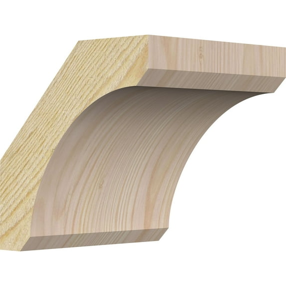 6"W x 6"D x 6"H Legacy Rough Sawn Knee Brace, Douglas Fir