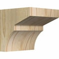 thumbnail image 1 of 6"W x 6"D x 6"H Monterey Rough Sawn Corbel, Douglas Fir, 1 of 9