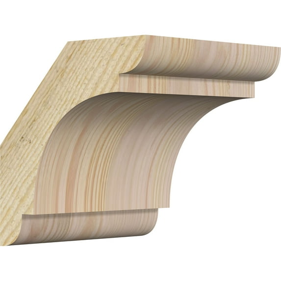 6"W x 6"D x 6"H Olympic Rough Sawn Knee Brace, Douglas Fir