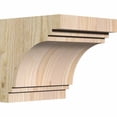 thumbnail image 1 of 6"W x 6"D x 6"H Pescadero Rough Sawn Corbel, Douglas Fir, 1 of 9