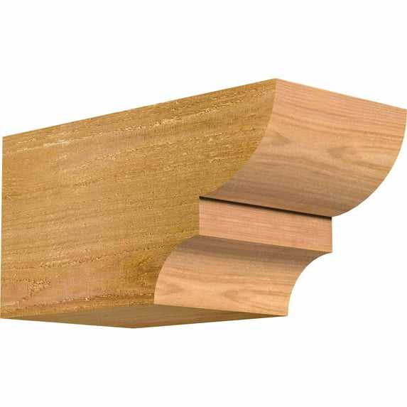6"W x 6"H x 12"L Ridgewood Rough Sawn Rafter Tail, Western Red Cedar