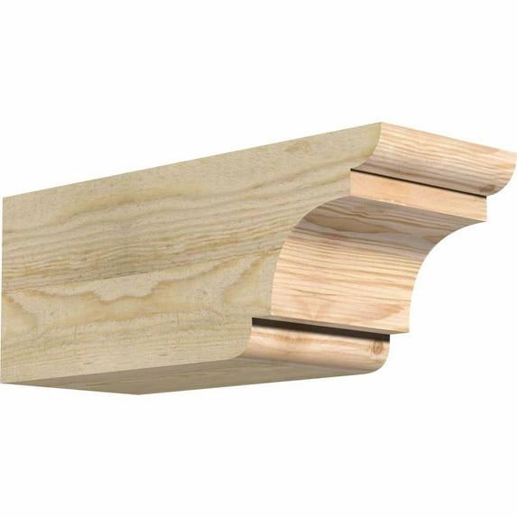 6"W x 6"H x 16"L New Brighton Rough Sawn Rafter Tail, Douglas Fir