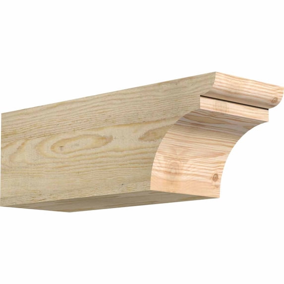 6"W x 6"H x 18"L Yorktown Rough Sawn Rafter Tail, Douglas Fir