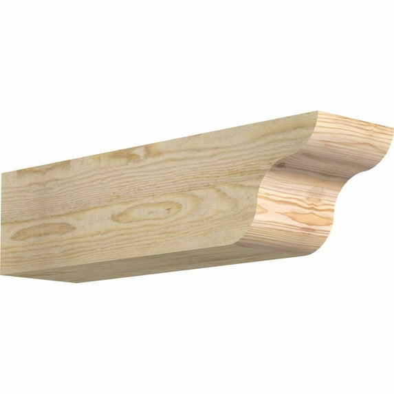 6"W x 6"H x 24"L Carmel Rough Sawn Rafter Tail, Douglas Fir