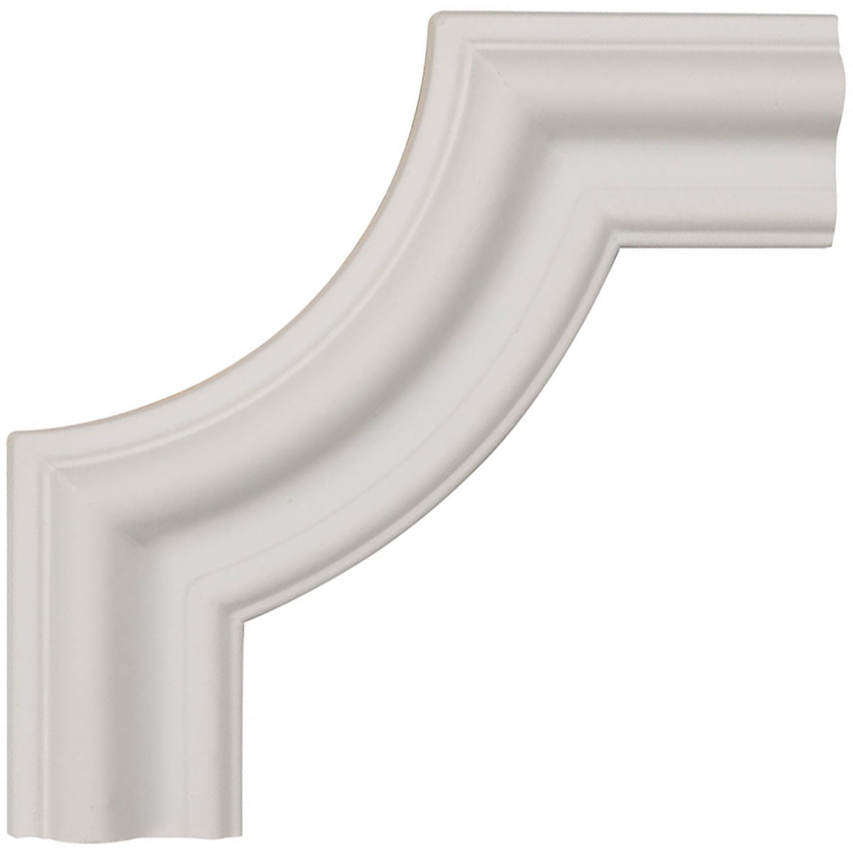 6" White Polyurethane Seville Panel Moulding Corner