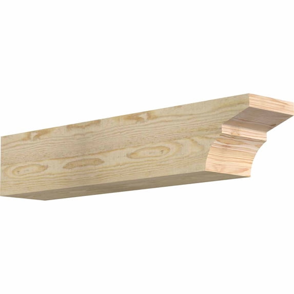 6"W x 6"H x 32"L Monterey Rough Sawn Rafter Tail, Douglas Fir