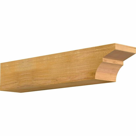 6"W x 6"H x 32"L Monterey Rough Sawn Rafter Tail, Western Red Cedar