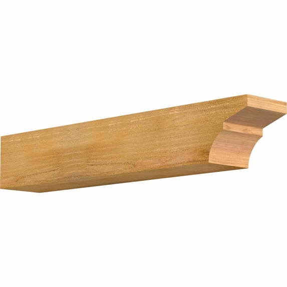 6"W x 6"H x 36"L Monterey Rough Sawn Rafter Tail, Western Red Cedar