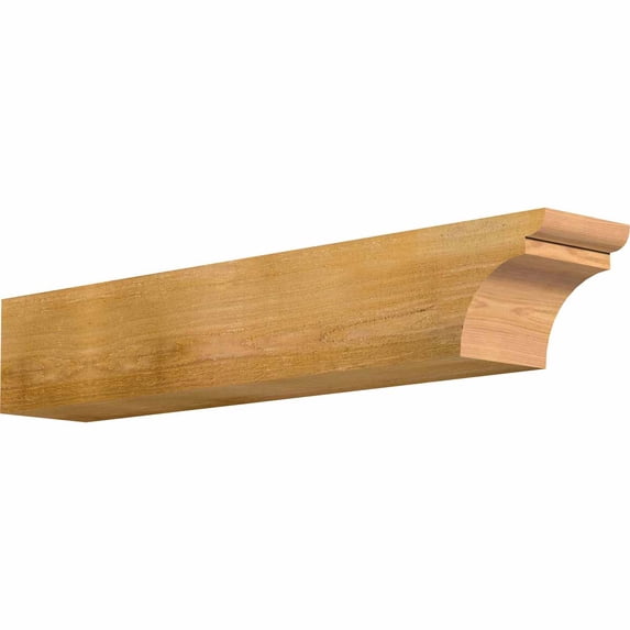 6"W x 6"H x 36"L Yorktown Rough Sawn Rafter Tail, Western Red Cedar