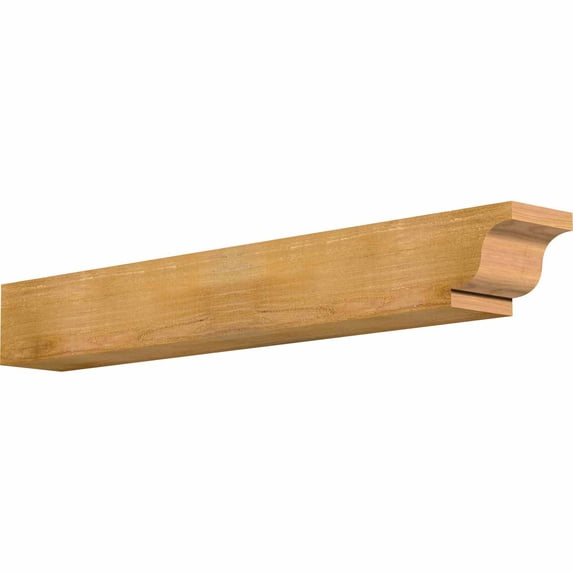 6"W x 6"H x 48"L Newport Rough Sawn Rafter Tail, Western Red Cedar