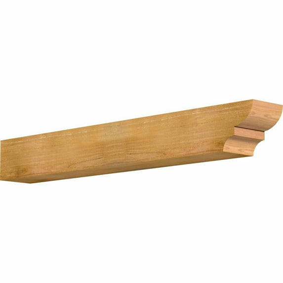 6"W x 6"H x 48"L Ridgewood Rough Sawn Rafter Tail, Western Red Cedar