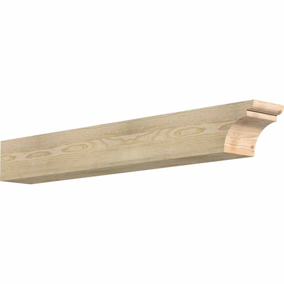 6"W x 6"H x 48"L Yorktown Rough Sawn Rafter Tail, Douglas Fir