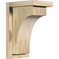 thumbnail image 1 of 6"W x 8"D x 12"H Huntington Rough Sawn Corbel w/Backplate, Douglas Fir, 1 of 9