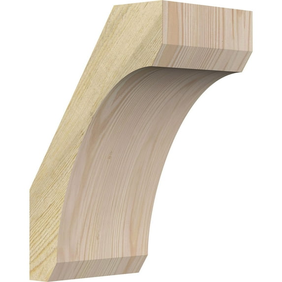 6"W x 8"D x 12"H Legacy Rough Sawn Knee Brace, Douglas Fir